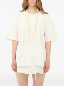 Футболка с вырезом на спине Eleh, белый