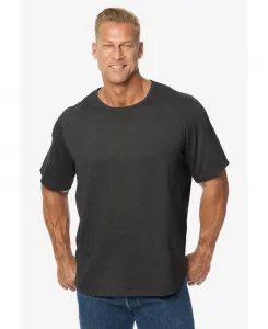 Мужская серебристая охлаждающая водолазка KingSize, черный