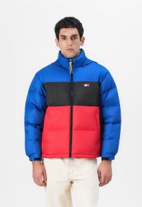 Куртка Tommy Jeans ALASKA PUFFER, Vibrant Indigo/Multi-Coloured/Royal Blue