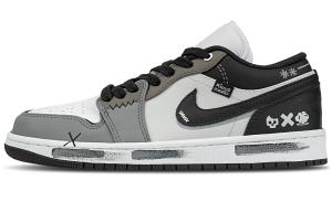 Кроссовки баскетбольные Air 1 низкие классические с амортизацией и дышащие унисекс Jordan, белый