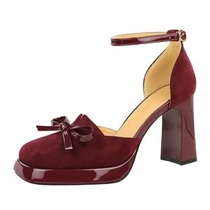 Женские туфли на высоком каблуке YAFEI XUANYU, Ancora Red