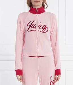 Толстовка женская Juicy Couture Lelu на молнии в стиле ретро, розовый
