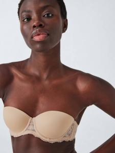 Бюстгальтер Olivia без бретелей John Lewis, Almond