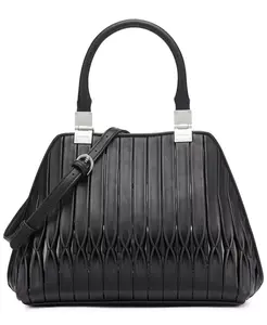 Гранитная трансформируемая плиссированная сумка Calvin Klein, черный