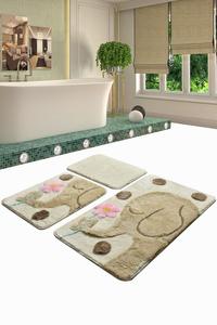 Mijolnir, Elephant- ALS2108, разноцветный, коврики для ванной, 1450 г/м², 100% полиакрил, мультиколор