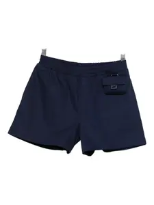 Шорты с эластичной талией и карманами FENDI KIDS, синий