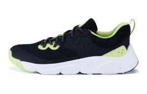 Детские беговые кроссовки DECATHLON, черно-зеленые