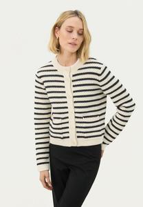 Кардиган Part Two ELMIE, Dark Navy Stripe/Beige