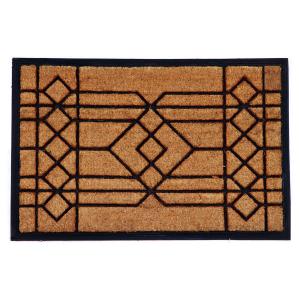 Придверный коврик Calloway Mills 24 x 36 дюймов, черный/бежевый