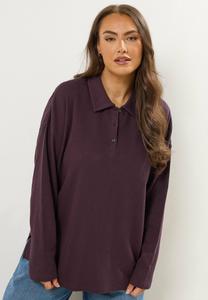 Поло Yours Clothing Polo shirt, Purple/Dark Purple