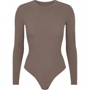 Fits Everybody лонгслив с круглым вырезом боди комбинезон женский AMETHYST/Amethyst Skims, Amethyst/Amethyst