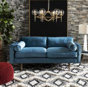 Ковер SAFAVIEH, 244 x 305 см, - коллекция Kenya - большой - Black & Ivory, ручная вязка из шерсти, марокканский племенной дизайн с кистями, идеально для гостиной, спальни, столовой (KNY908H)