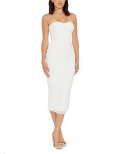 Хатер платье без бретелей Dress the Population, белый