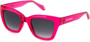 Солнцезащитные очки Just Cavalli SJC148 0AFD LAMPONE TRASPARENTE LUCIDO 52/20/140 ЖЕНСКИЕ, Shiny Transp.raspberry