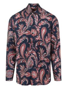 Рубашка с узором пейсли ETRO, синий