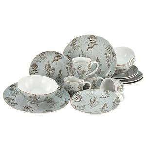 Комбинированный сервиз винтажные цветы (16 шт.) Creatable, мультколор