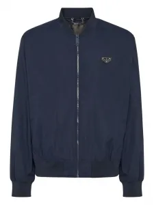 Бомбер на молнии Philipp Plein, синий