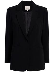 Cinq A Sept однобортный блейзер Karlie с заостренными лацканами, черный