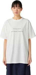 Футболка Snow Peak TS-25AU004 с изображением кострища, с коротким рукавом, мужская, женская, светло-бежевый