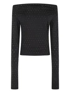 Декорированный топ The Andamane, черный