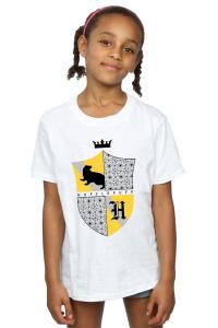 Хлопковая футболка со щитом Хаффлпаффа Harry Potter, белый