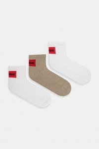 Носки HUGO, 3 шт, бежевый