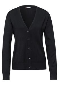 Вязаный кардиган STREET ONE, черный
