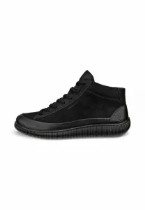 Мягкие ботильоны на шнуровке Ecco, Black Black