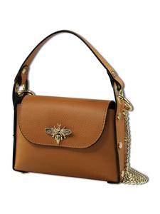 Наплечная сумка Toscanto Umhängetasche Leder hellbraun, tan ca. 19cm