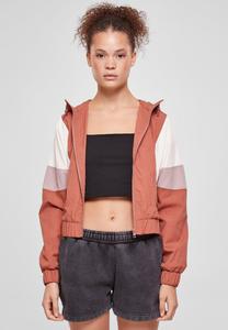 Легкий жакет Tone Crinkle Urban Classics, терракота, белый песок и сумеречная роза