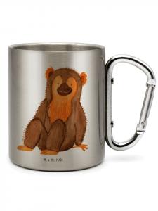 Кружка Обезьянка без слов в серебре Mr. & Mrs. Panda