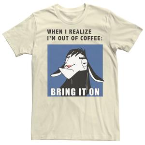 Мужская футболка The Emperor's New Groove Kuzco Out Of Coffee Disney