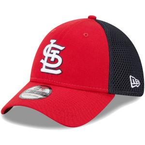 Мужская красная кепка New Era St. Louis Cardinals Team Neo 39THIRTY Flex Hat