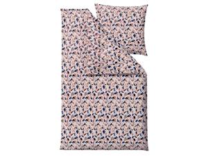 Постельное белье, абстрактный бежевый цвет, 135/200 см, органический хлопок Södahl, розовый