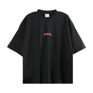 Футболка Vetements Metal Logo Regular T-Shirt, Black