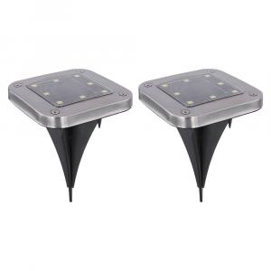 Globo Lighting Уличный светодиодный светильник из нержавеющей стали, черный