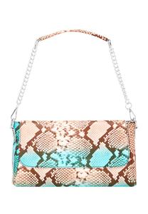 Сумка через плечо NAEMI, аква/рыжий