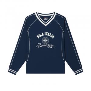 Свитшот мужской темный синий FILA