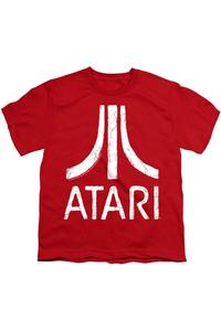 Футболка Atari Rough Logo с коротким рукавом для детей Gildan, красный