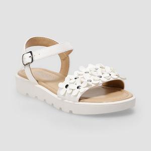 Детские сандалии-слипоны с 3D-цветами ивы для девочек Sonoma Goods For Life, White