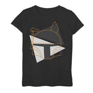 Футболка с рисунком Star Wars Spooky Boba Lines для девочек 7–16 лет Star Wars