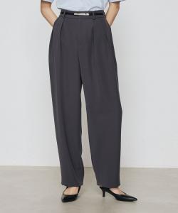 Брюки из полиэстеровой саржи с двумя складками Comme Ca, цвет 08: Charcoal