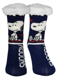 Носки Peanuts Snoopy для дома, носки для дома, уютные носки, носки синего цвета Snoopy