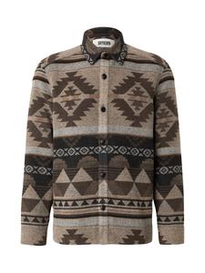 Рубашка на пуговицах классического кроя DRYKORN DIEGGO_1, коричневый