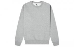 Флисовая толстовка Solo Swoosh Nike, темно серый