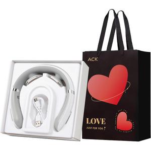 Массажер для шеи электрический импульсный neck protection device, меридианная термотерапия f10 ACK