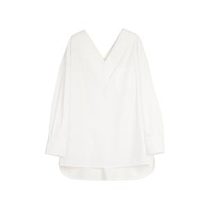 ELLE Футболка женская белая с V-образным вырезом Moderate