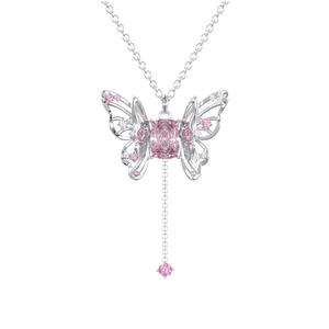 Нишевое дизайнерское ожерелье для женщин VIVIWELL, розовый