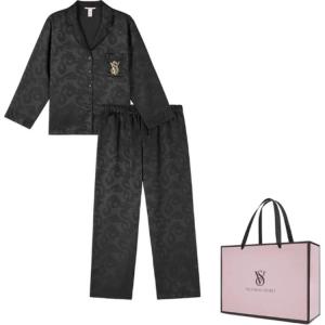 Пижамный комплект Victoria's Secret для женщин, Сумка для покупок (Базовый набор+Сумка для покупок)