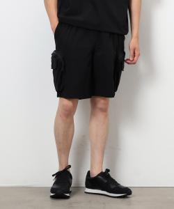 Быстросохнущие короткие брюки-карго из серии "Daily TECH" Comme Ca Ism, цвет Black